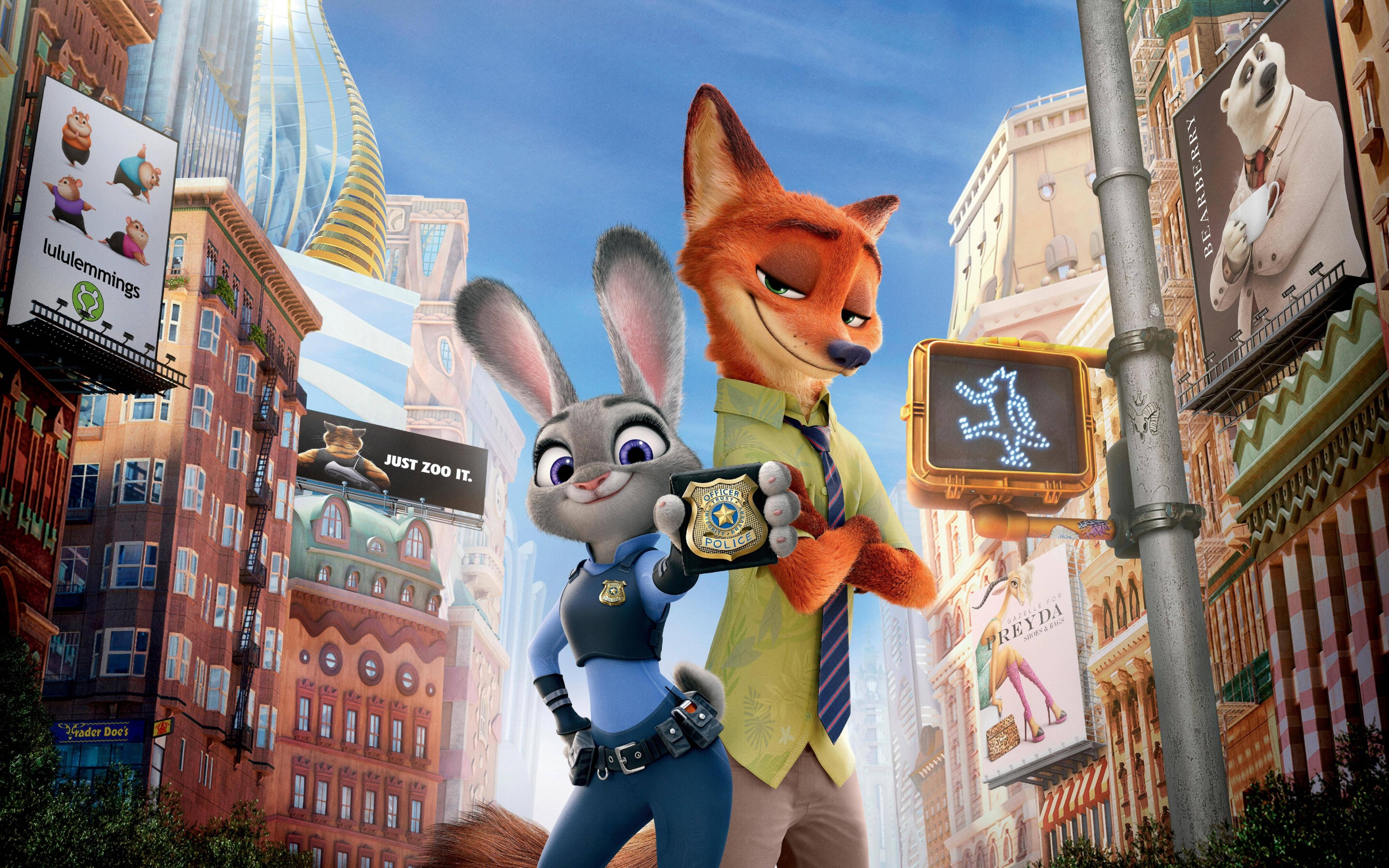 zootopia wallpaper,animated cartoon,cartoon,urban area,photography,animation