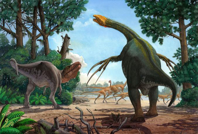 papier peint pâleur keren,dinosaure,animal terrestre,velociraptor,tyrannosaure,troodon