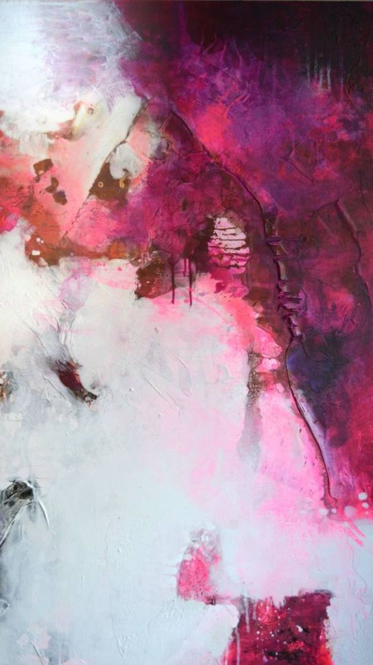 tapete marmelade bergerak,aquarellfarbe,rosa,rot,gemälde,moderne kunst