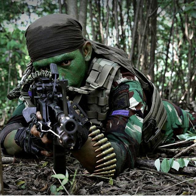 Wallpaper Tni Soldier Military Camouflage Personal Protective Equipment Infantry Army Wallpaperuse