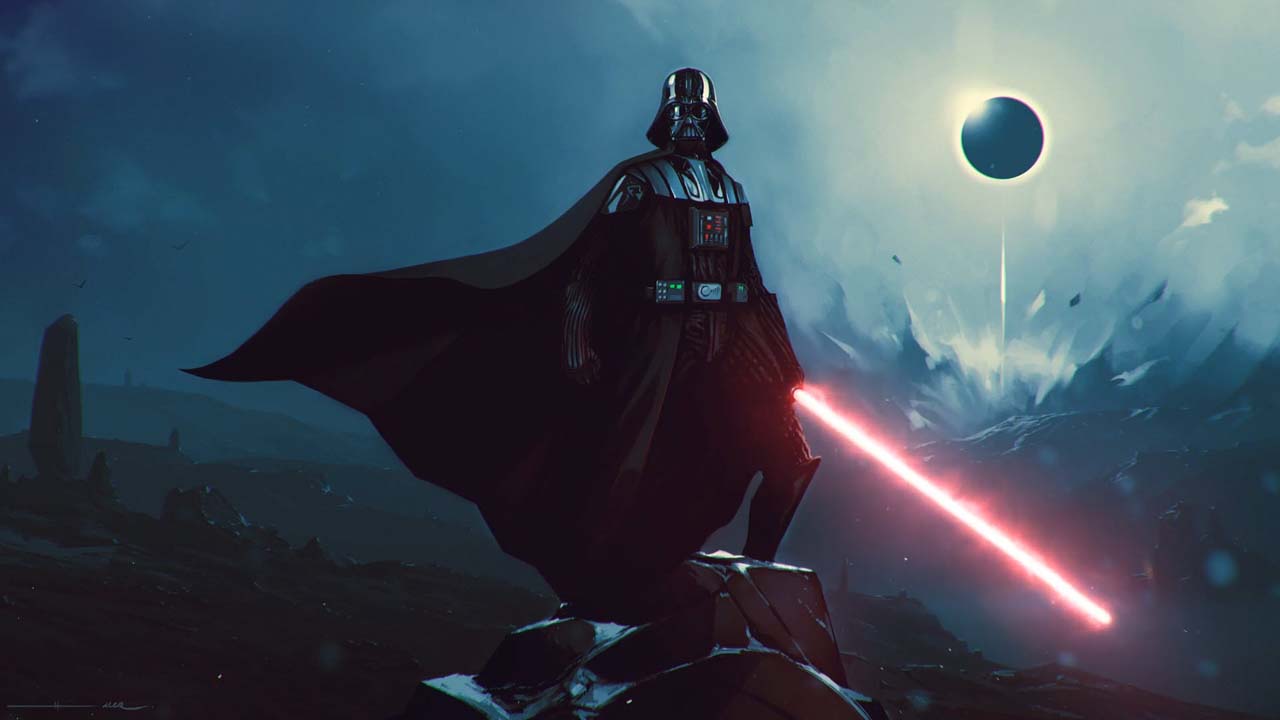 star wars live wallpaper,darth vader,erfundener charakter,cg kunstwerk,illustration,superschurke