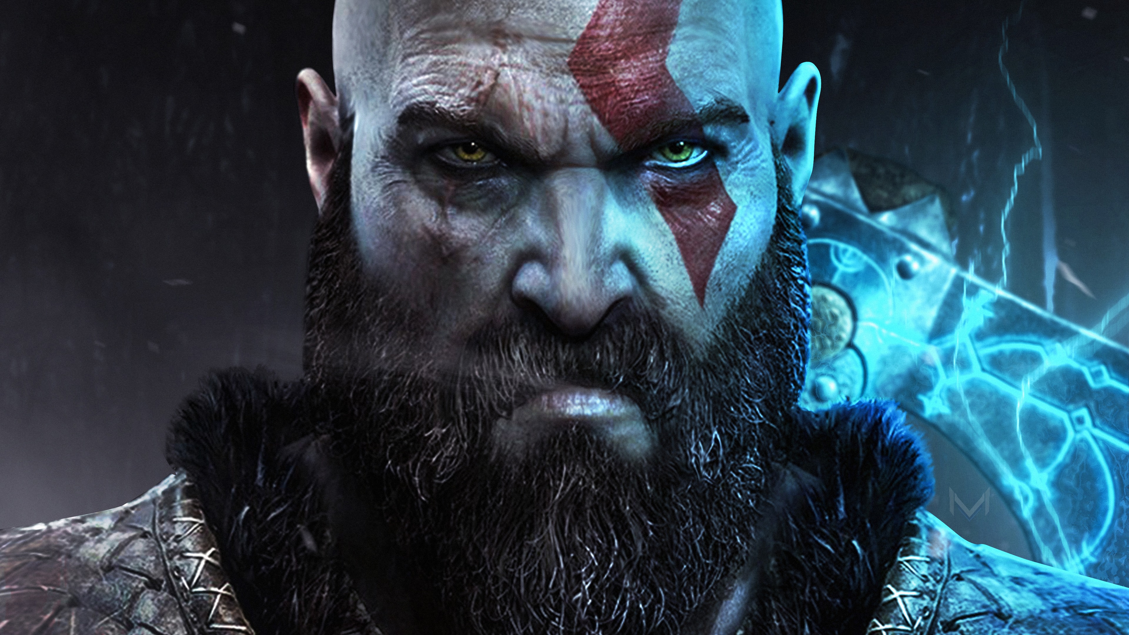 kratos fondo de pantalla,barba,humano,ojo,personaje de ficción,captura