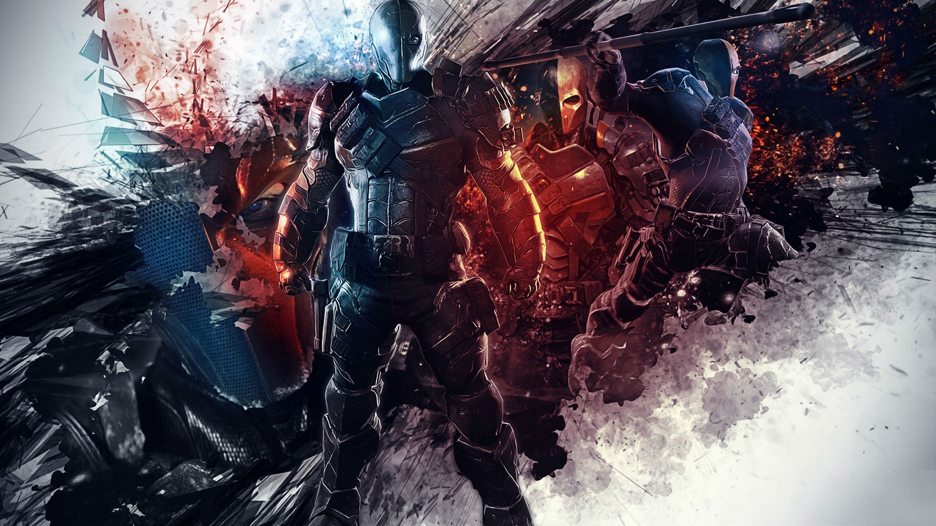 deathstroke wallpaper,action adventure game,pc game,fictional character,cg artwork,games