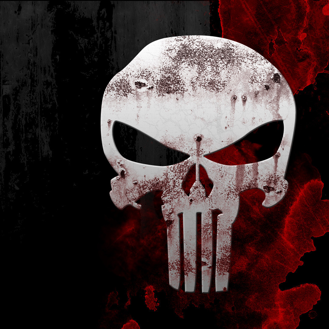 punisher wallpaper,red,skull,bone,illustration,mask