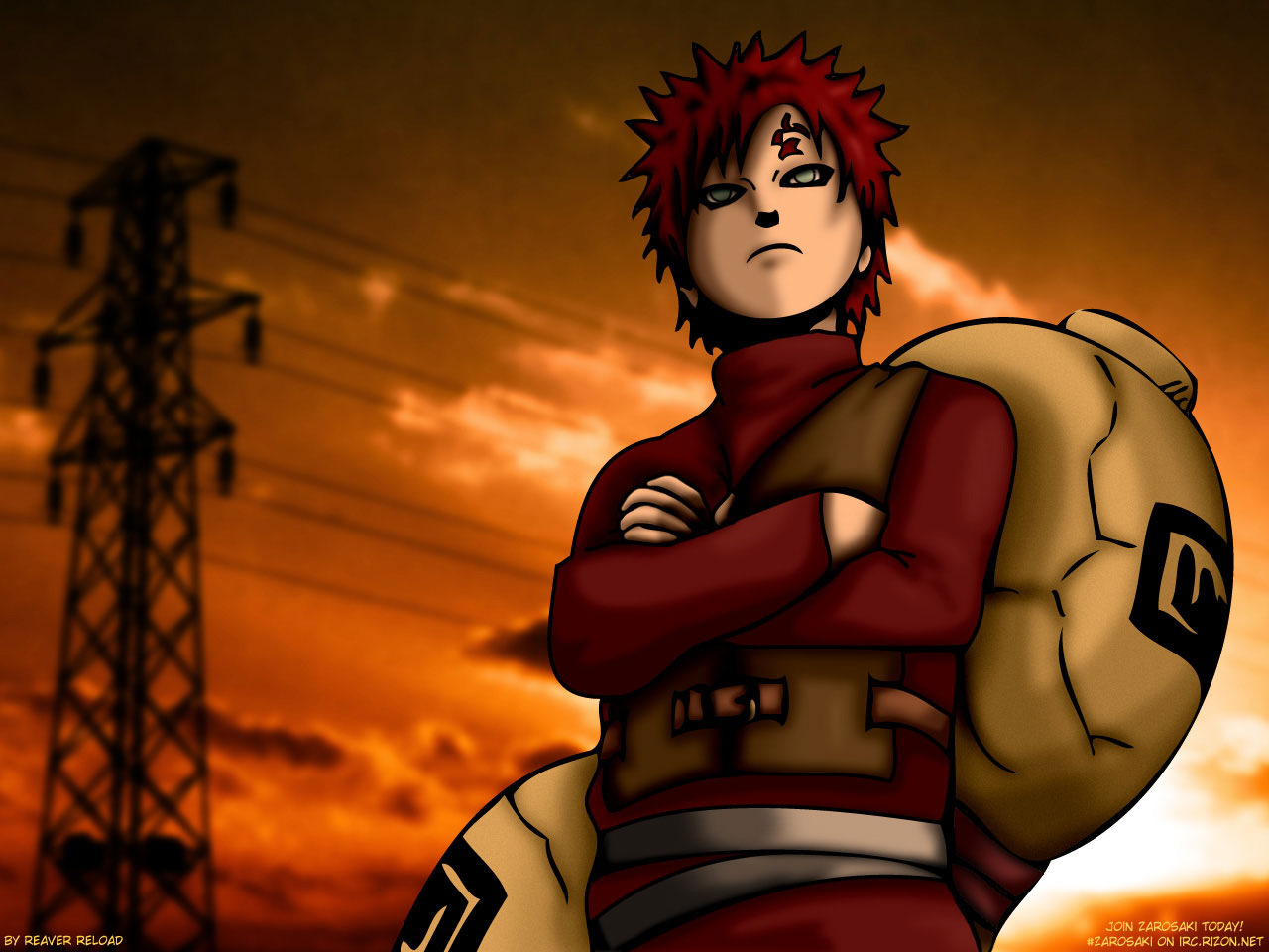 carta da parati gaara,cartone animato,anime,cartone animato,naruto,animazione