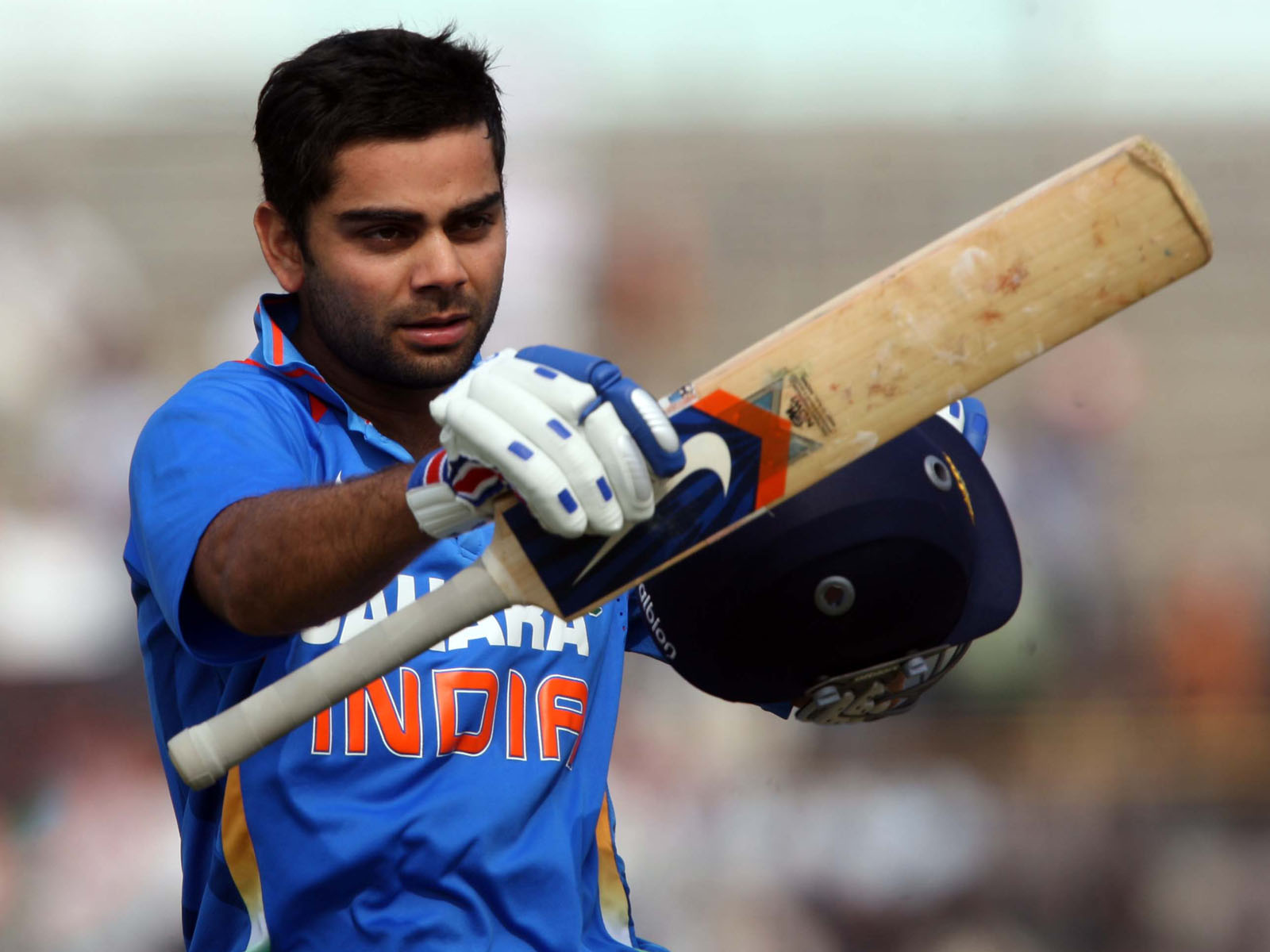 carta da parati virat kohli,giocatore,cricket,gli sport,guanto da battuta,attrezzatura sportiva