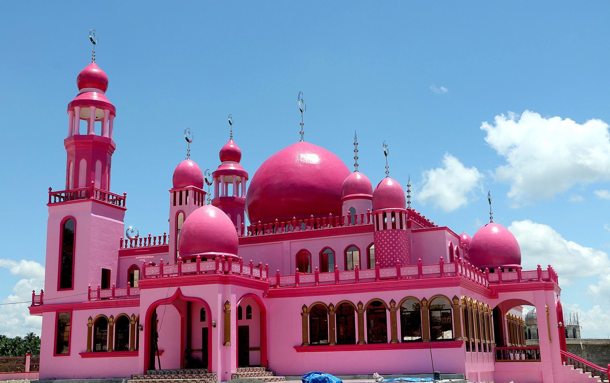 tapete masjid,kuppel,anbetungsstätte,moschee,gebäude,rosa
