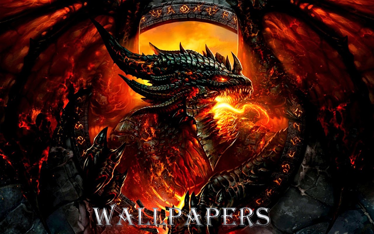 wallpapers en hd,dragon,geological phenomenon,cg artwork,demon,mythology