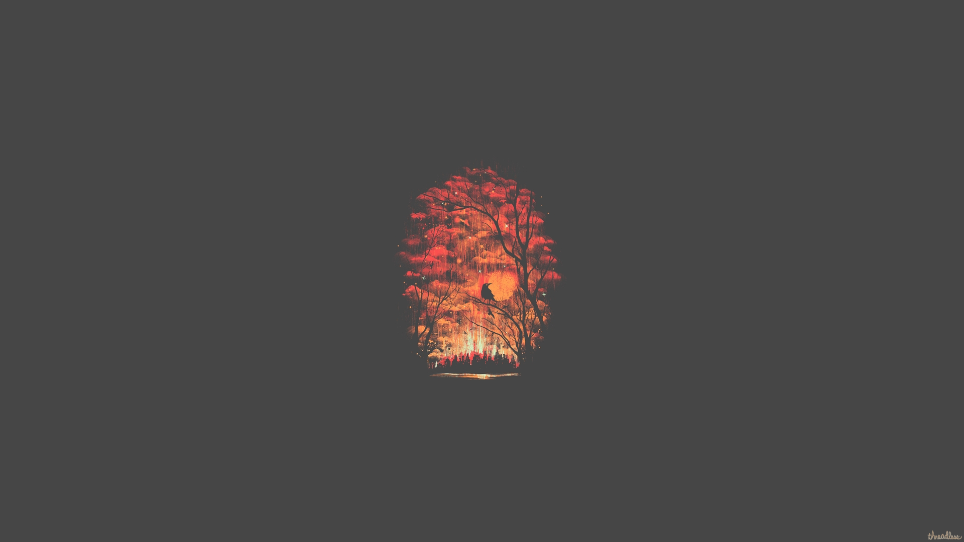 fondo de pantalla minimalista hd,calor,oscuridad,fuego
