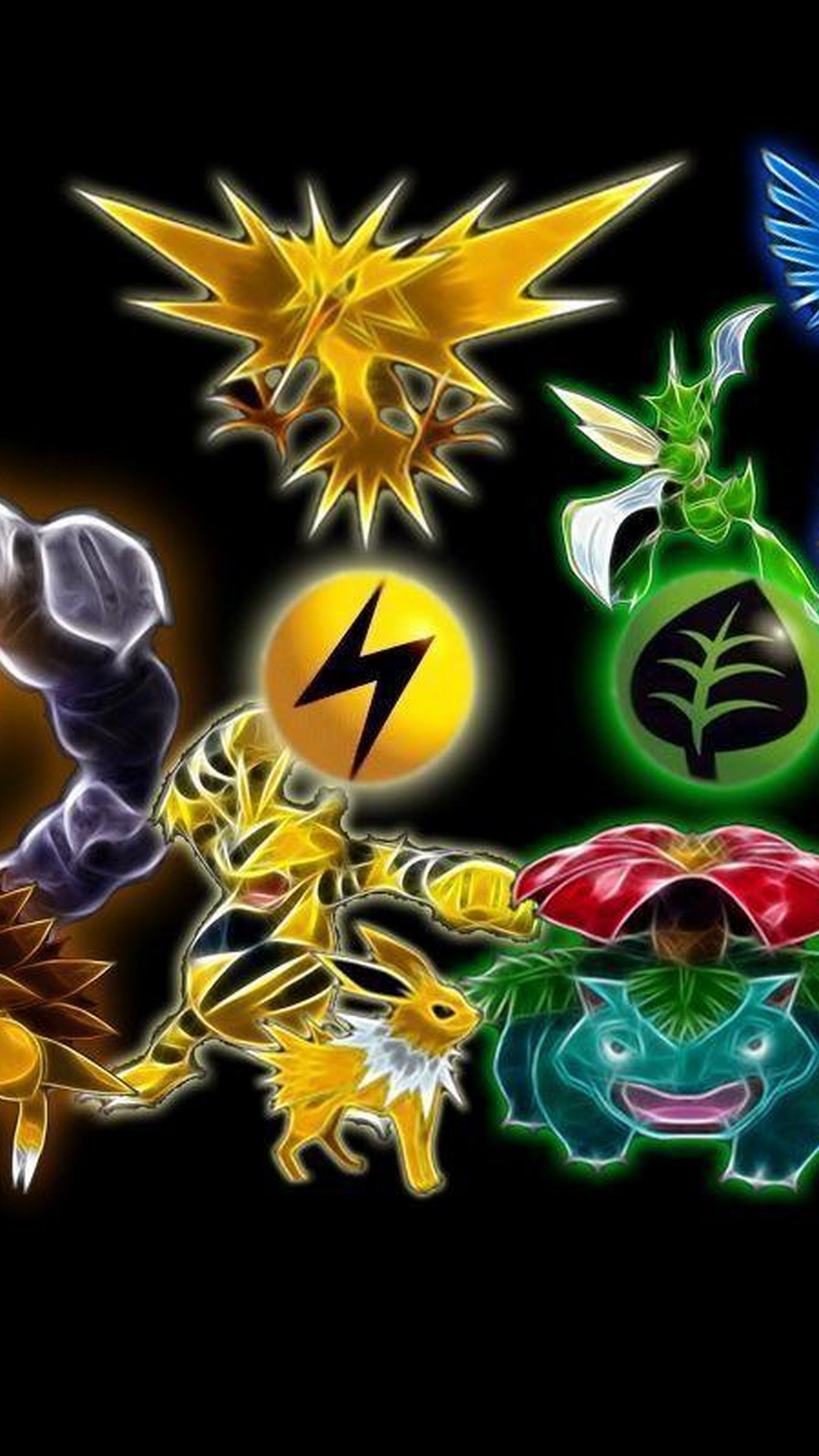 pokemon wallpaper android,organism,fictional character,illustration,plant,graphic design