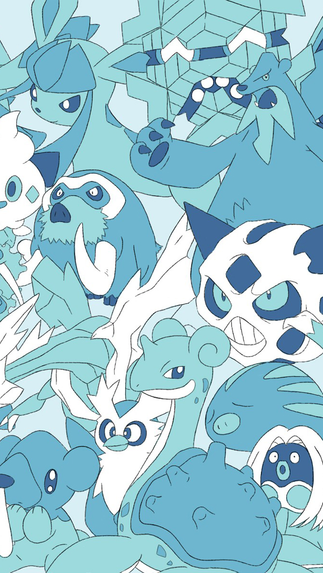 pokemon wallpaper android,cartoon,aqua,illustration,pattern,design