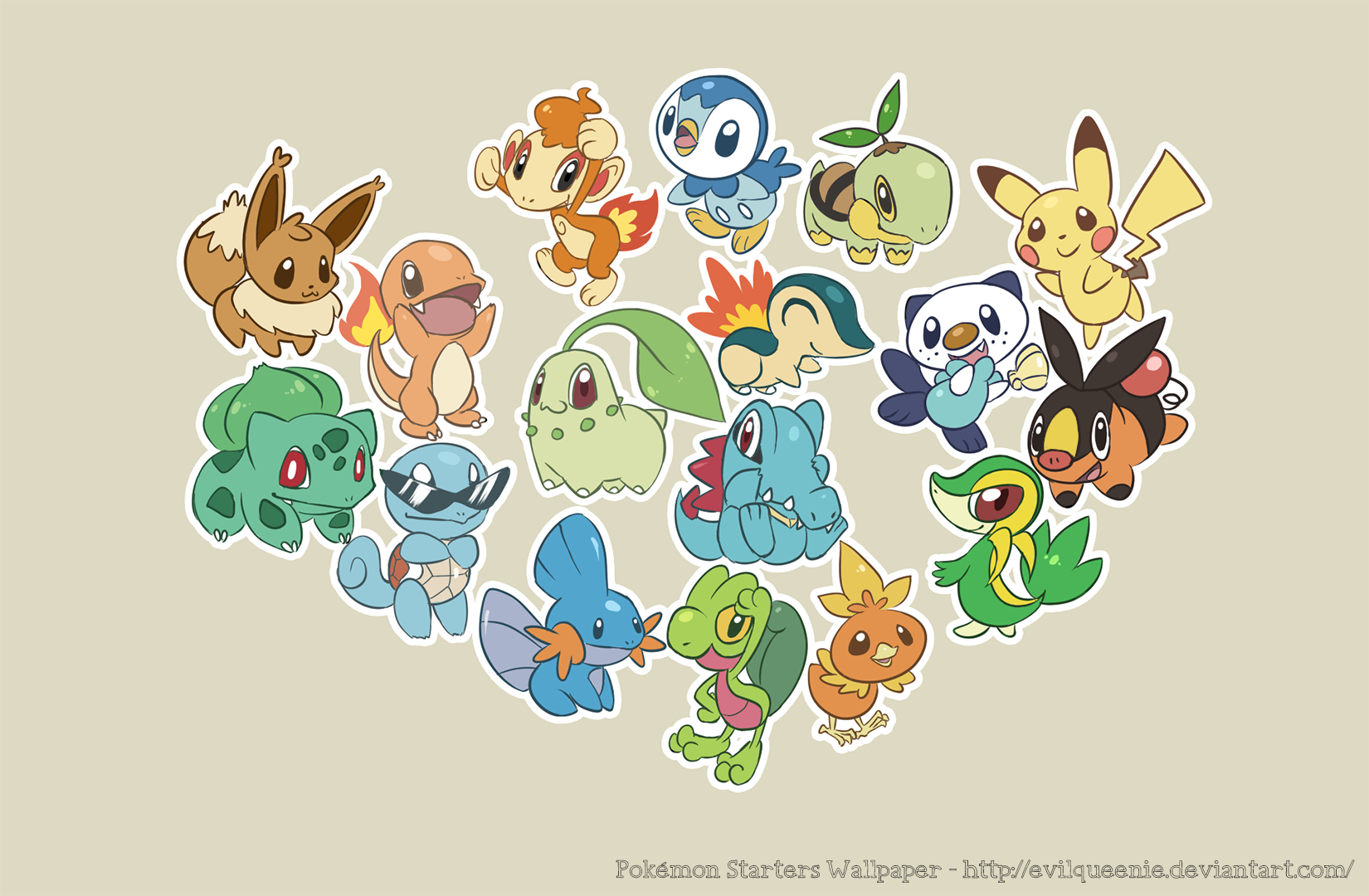 cute pokemon wallpaper,cartoon,illustration,organism,graphics,art
