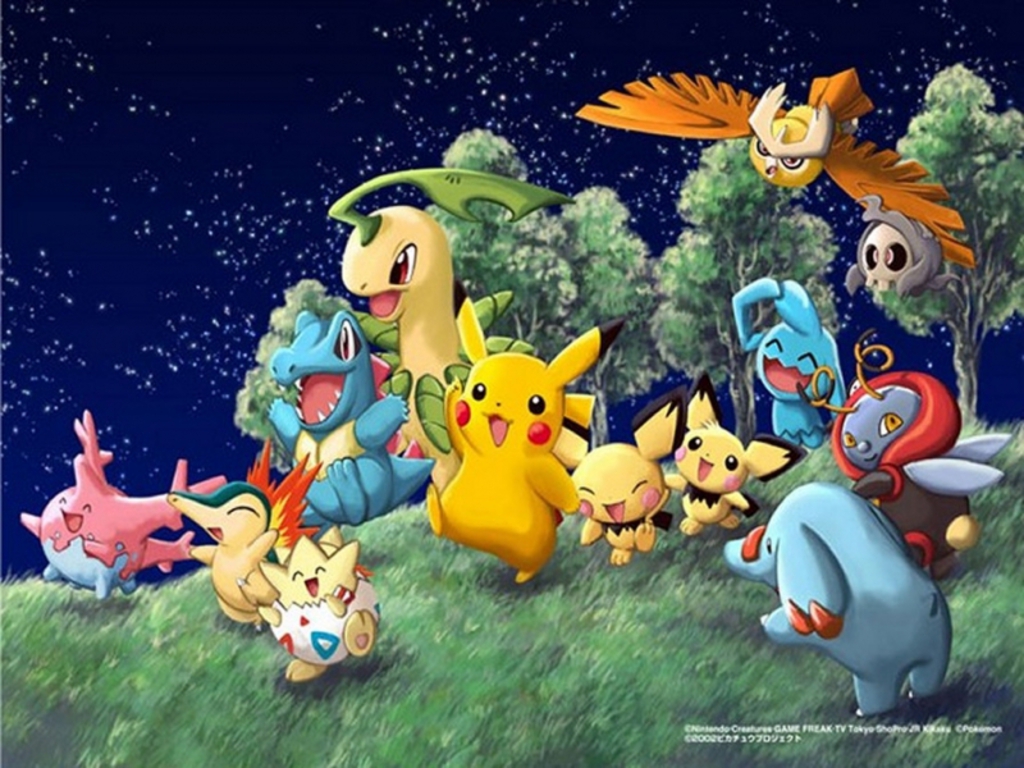 wallpaper de pokemon,animierter cartoon,karikatur,animation,erfundener charakter,illustration