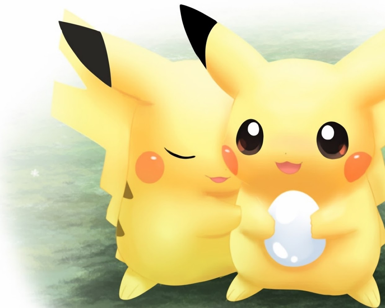 cute pikachu wallpaper,cartoon,yellow,animated cartoon,pokémon,animation