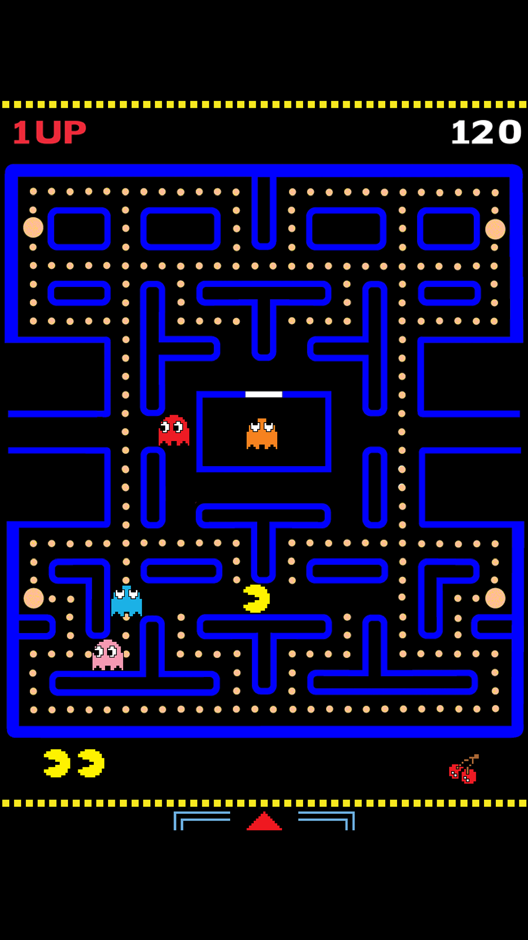 pacman wallpaper,text,technology,games,electronic device,pattern