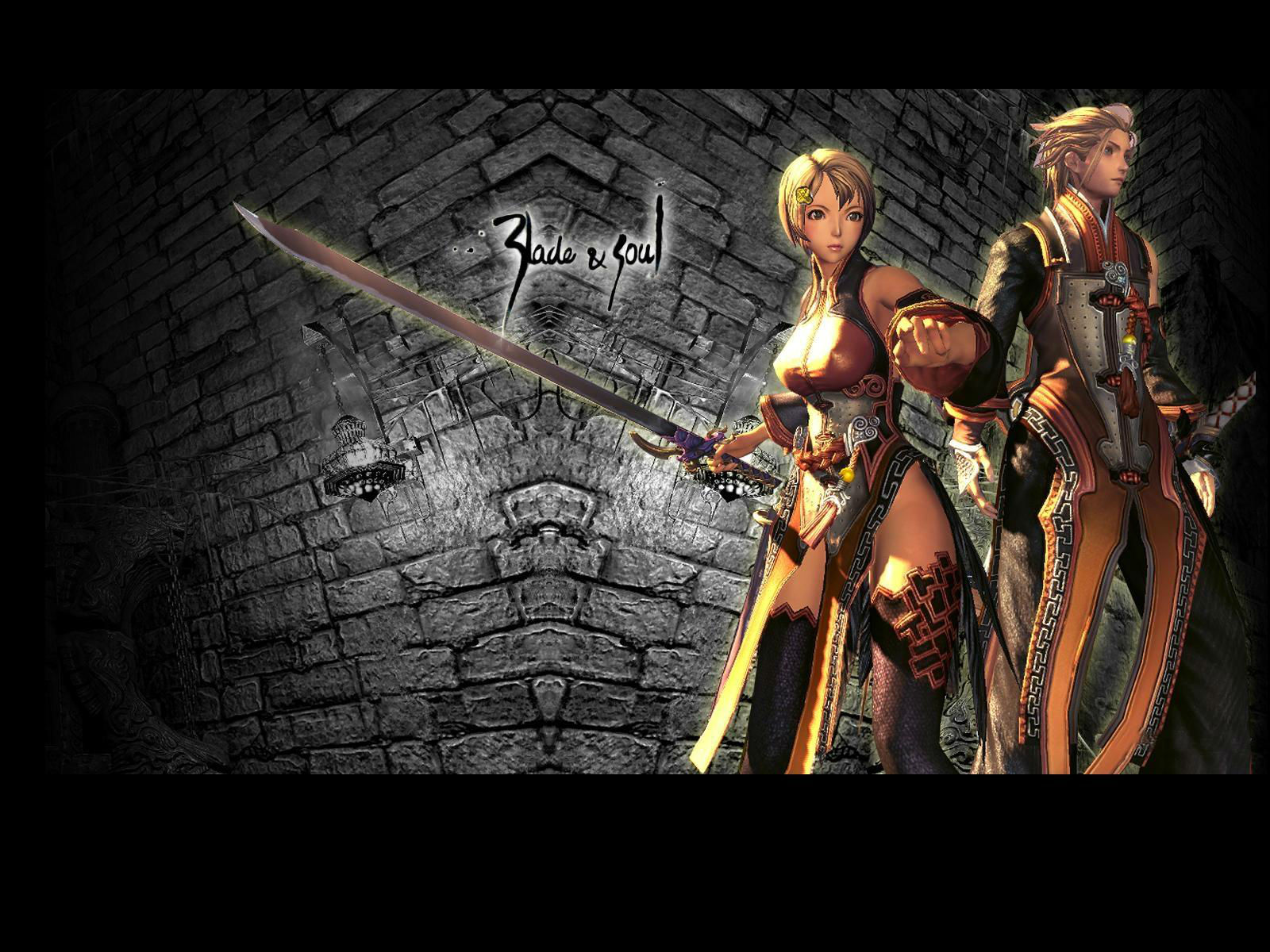 blade and soul wallpaper,action adventure game,pc game,cg artwork,adventure game,darkness