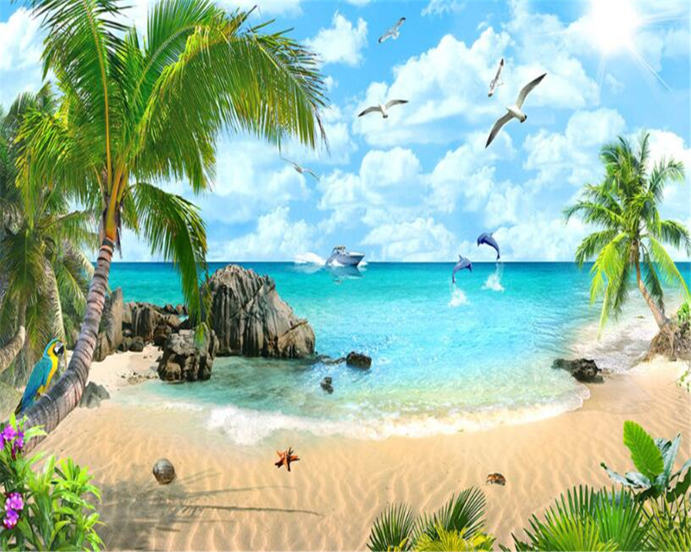 immagina carta da parati,paesaggio naturale,natura,caraibico,riva,albero