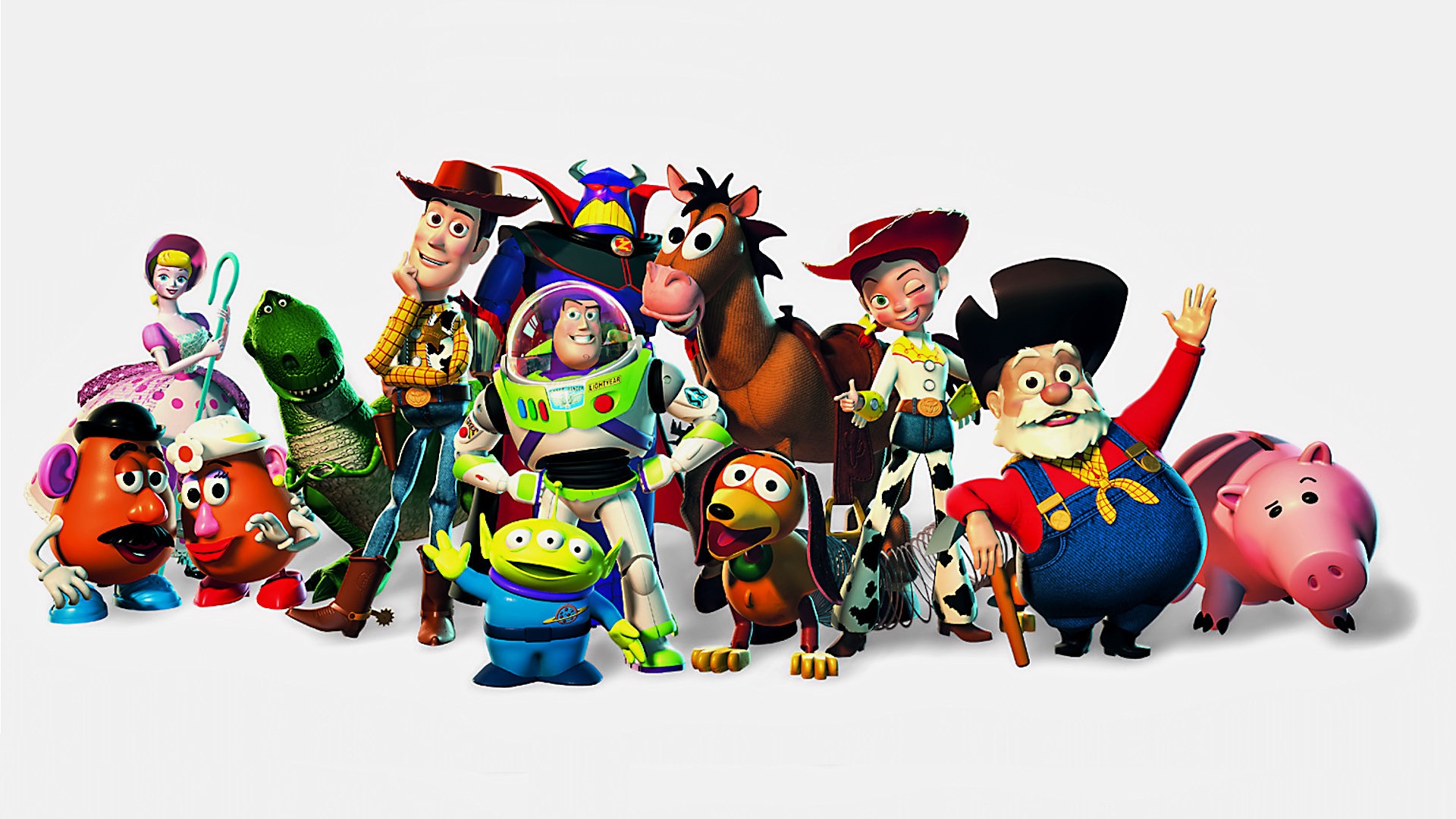 toy story wallpaper,karikatur,animierter cartoon,spielzeug,action figur,animation