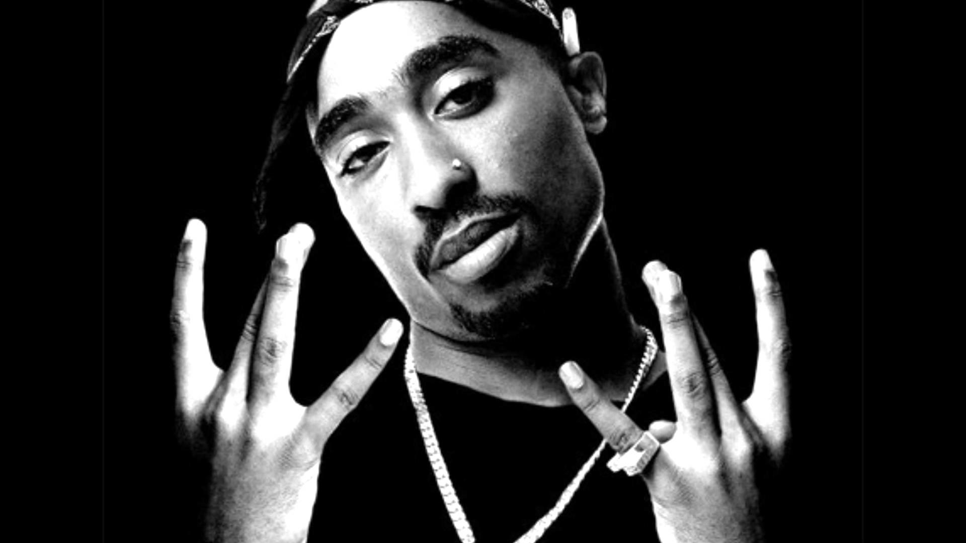 2pac 벽지,손,몸짓,음악,오디오 장비,검정색과 흰색