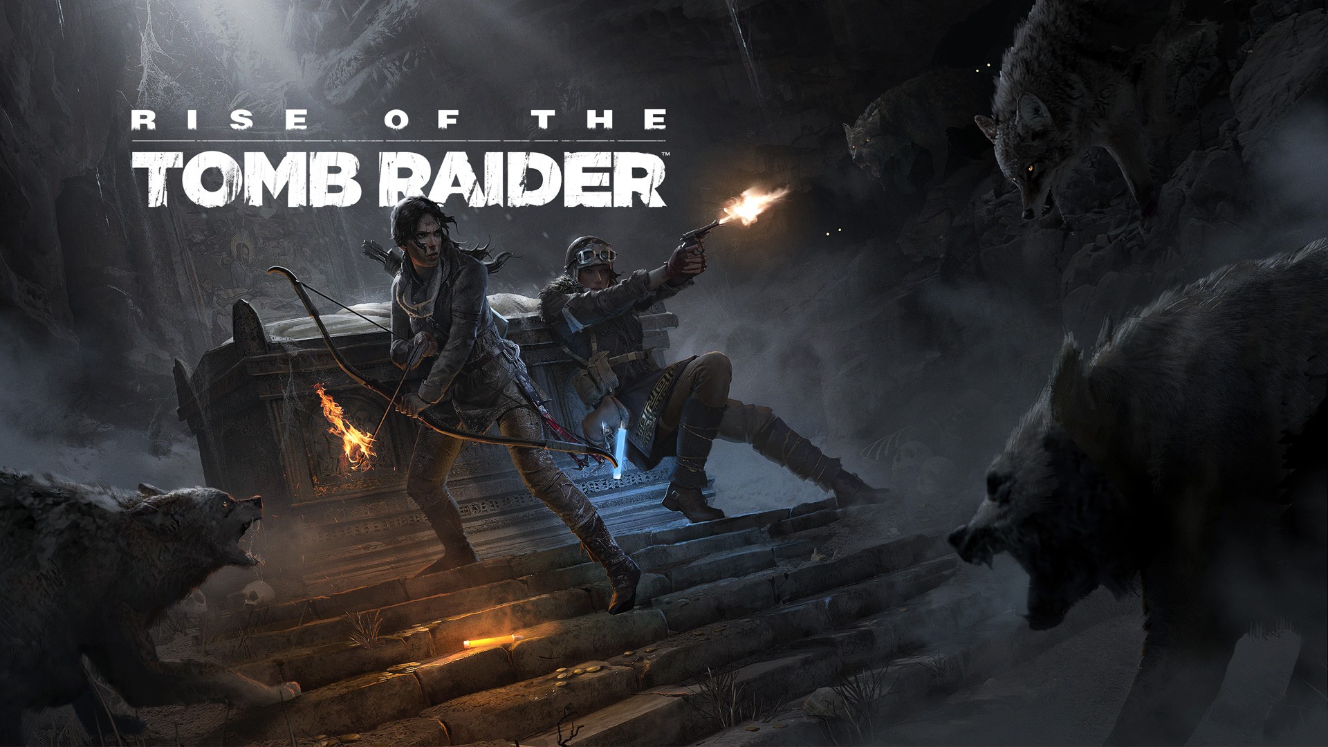 rise of the tomb raider wallpaper,action adventure game,pc game,strategy video game,adventure game,games