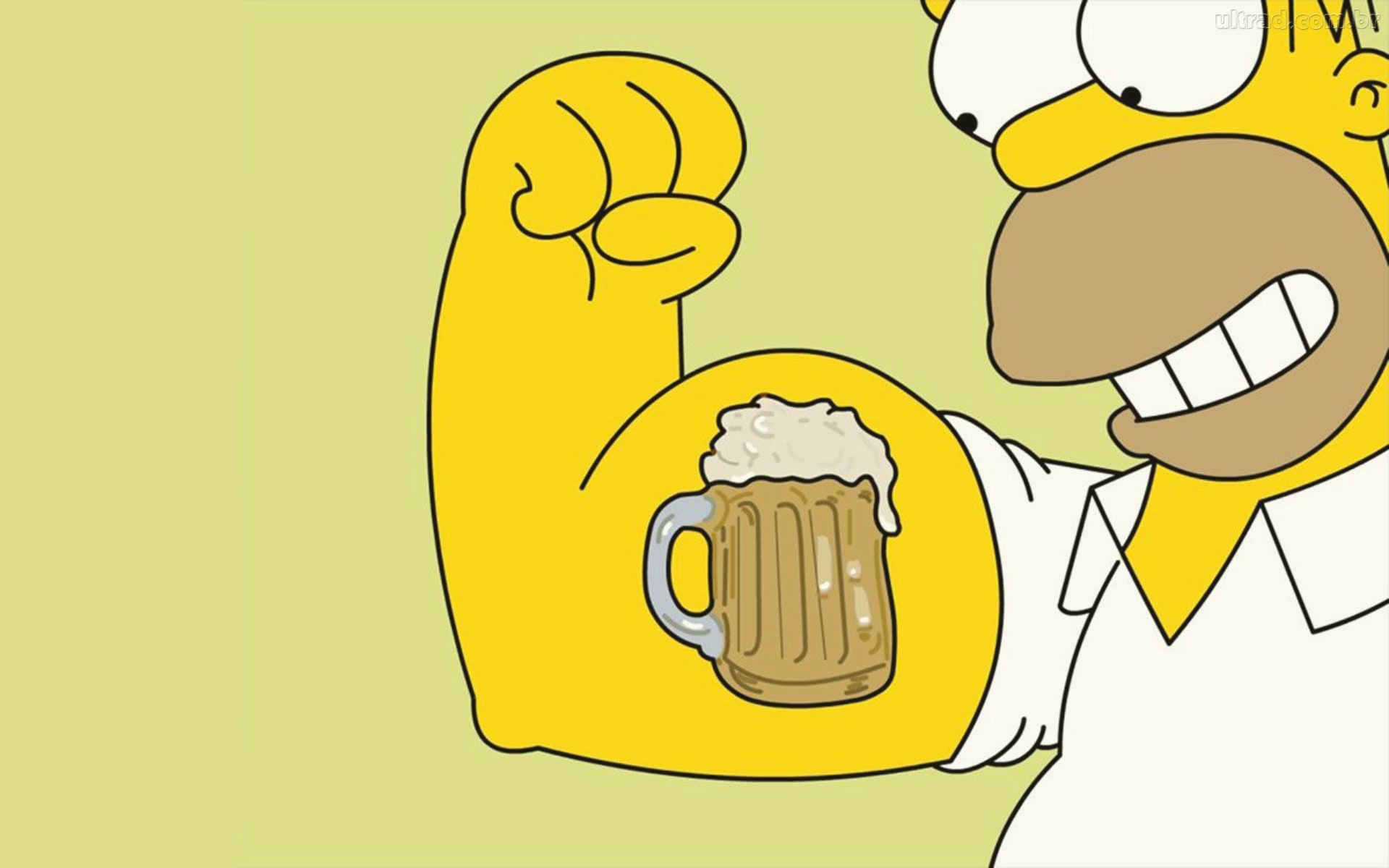 fond d'écran homer simpson,mal bouffe,jaune,dessin animé,fast food,illustration