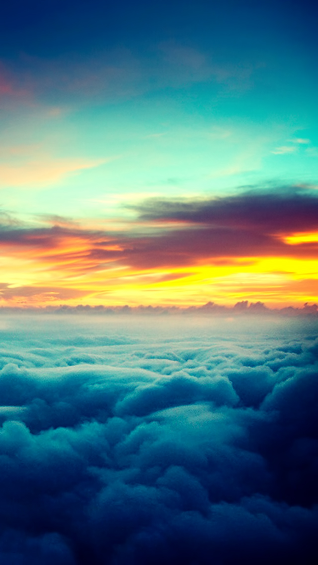iphone retina wallpaper,himmel,horizont,natur,atmosphäre,wolke