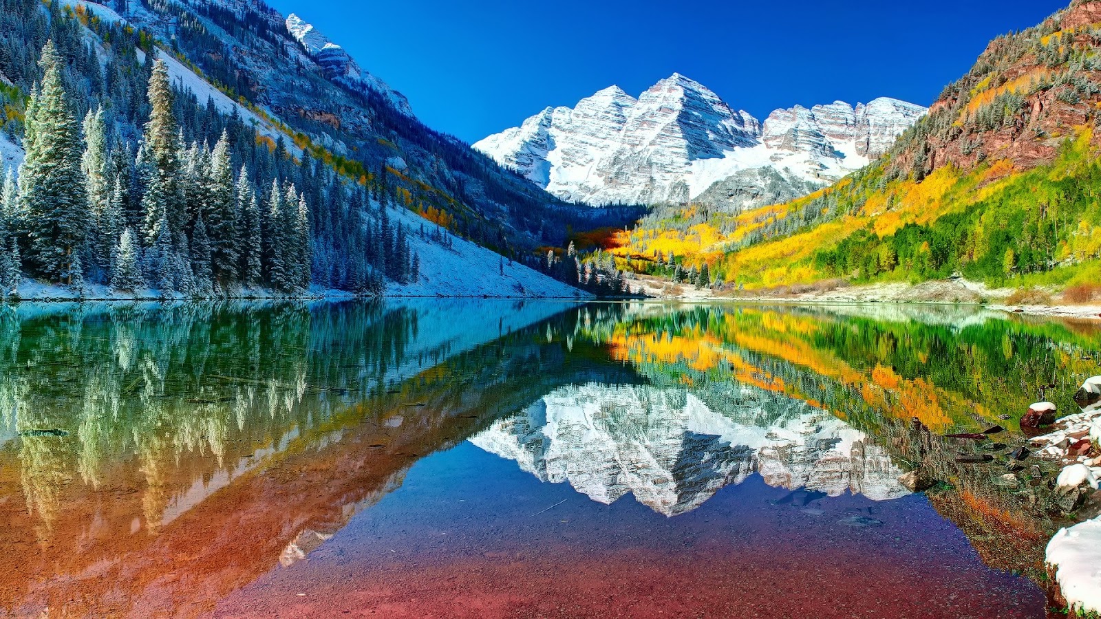 immagini di carta da parati,paesaggio naturale,riflessione,natura,montagna,lago