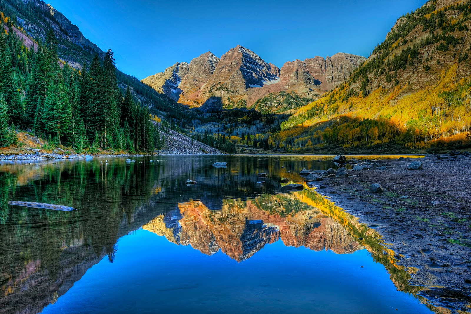 壁紙de壁紙,自然,自然の風景,反射,山,水