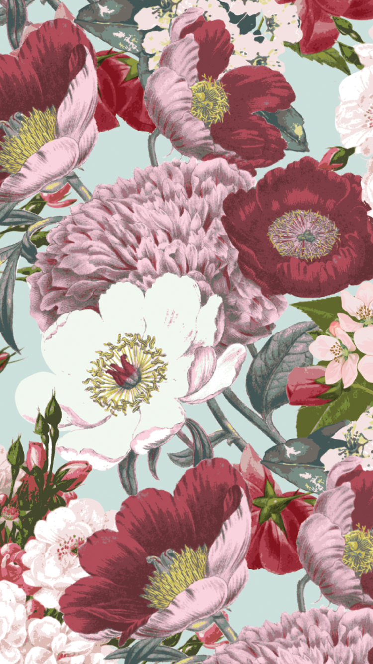 papel tapiz floral iphone,flor,planta floreciendo,pétalo,planta,cortar flores