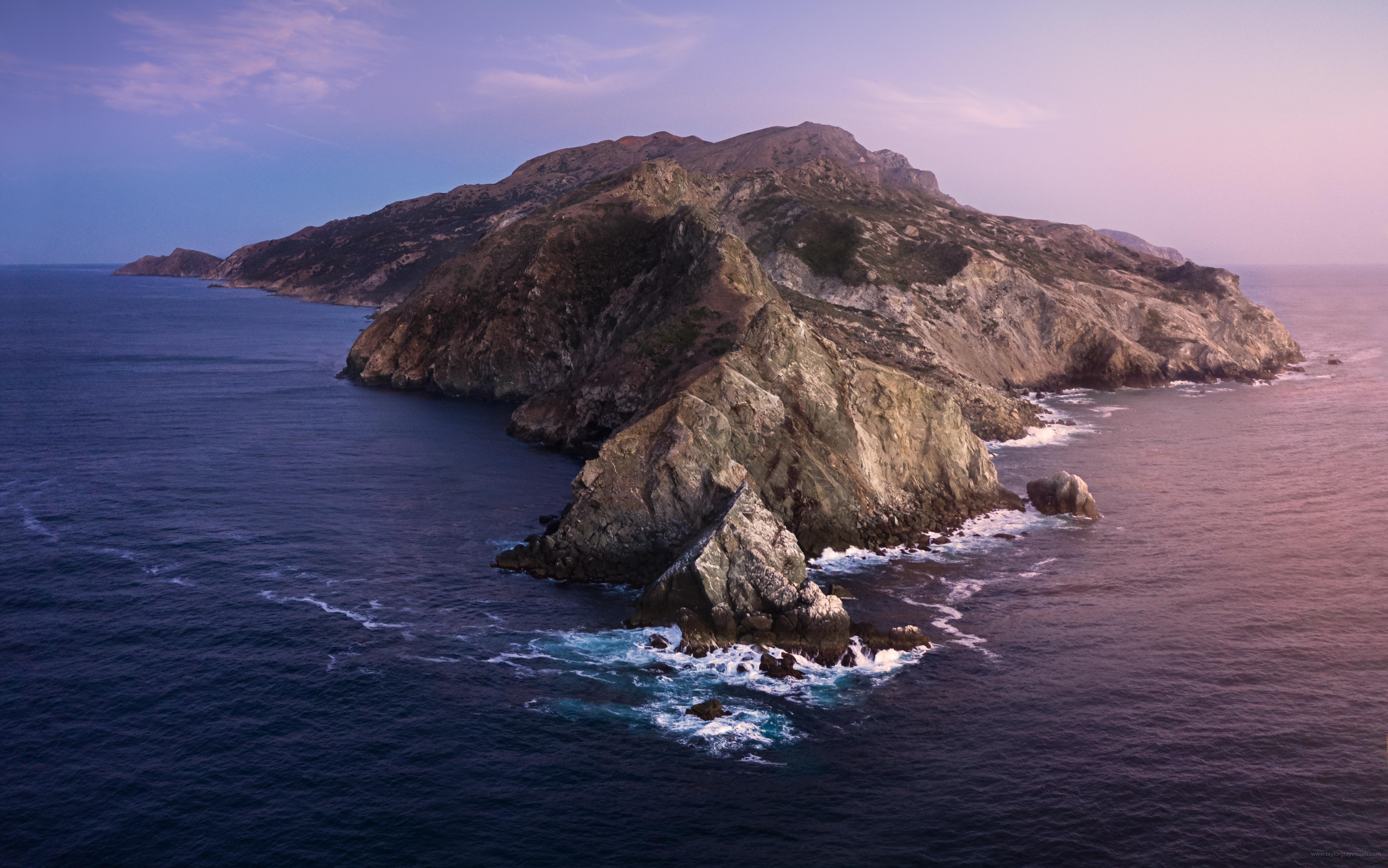 fond d'écran mac 4k,plan d'eau,mer,côte,promontoire,anse