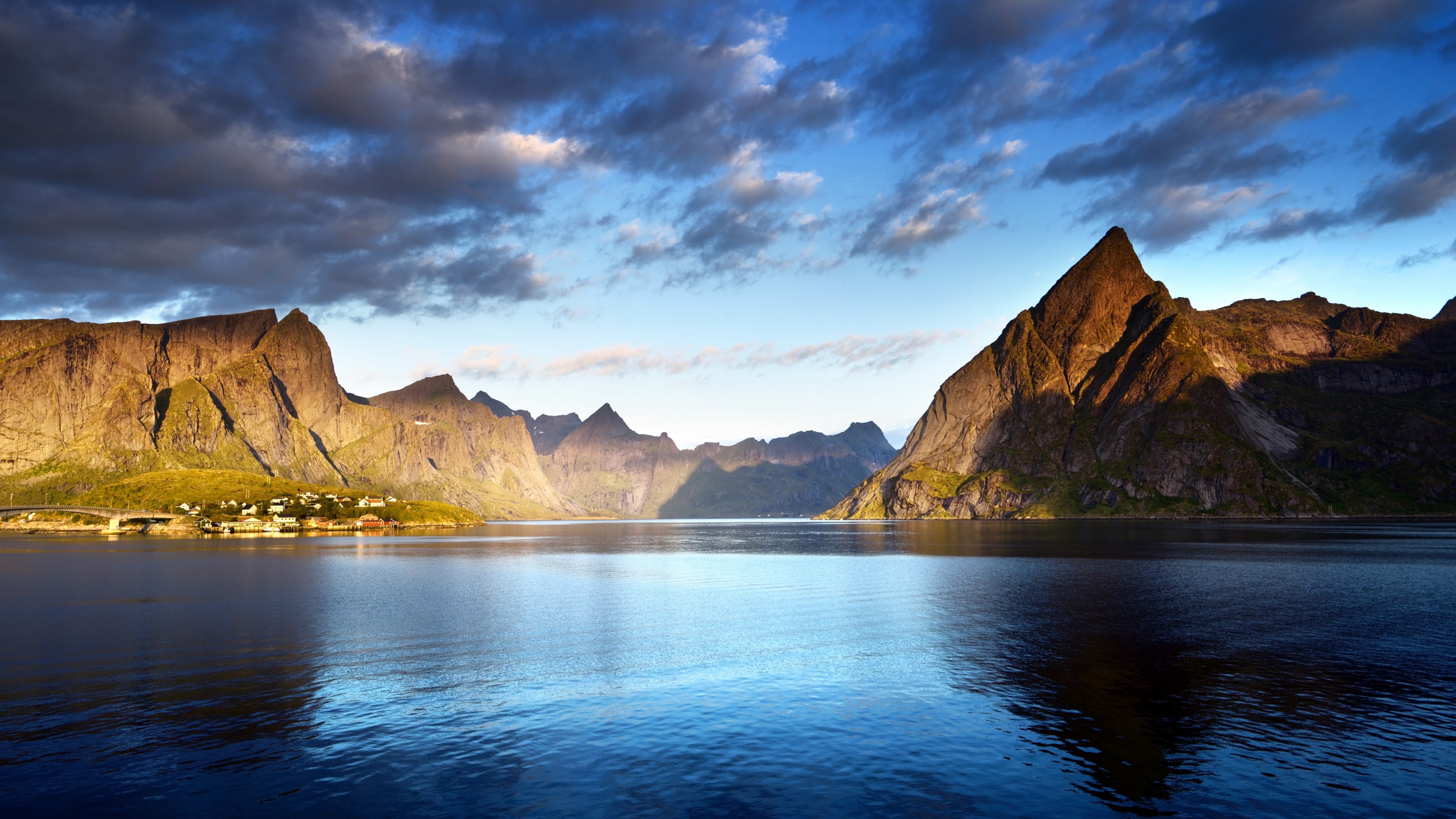 fondos de pantalla 4k para pc,paisaje natural,cuerpo de agua,naturaleza,cielo,fiordo