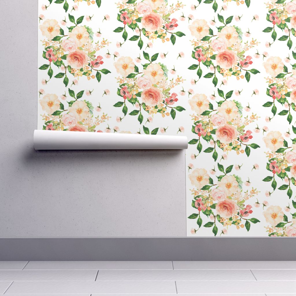 큰 인쇄 벽지,벽지,벽,식물,무늬,꽃 무늬 디자인
