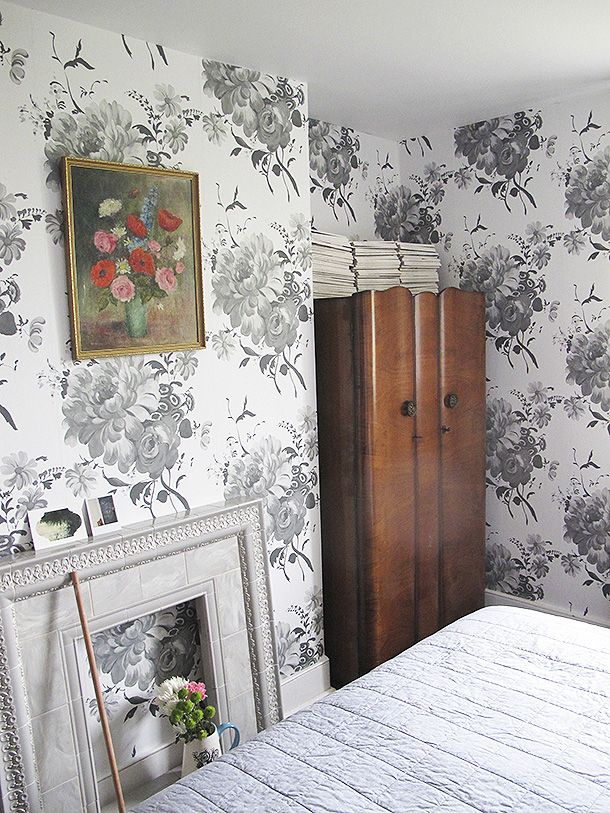 large print wallpaper,room,wall,property,door,furniture