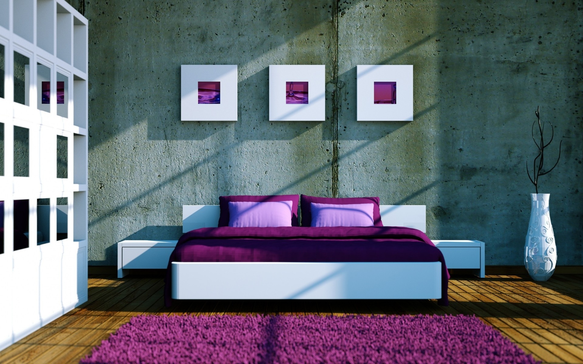 nouveau papier peint design,violet,violet,meubles,chambre,mur