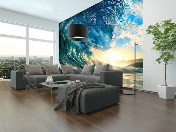 new design wallpaper,interior design,room,furniture,living room,wall
