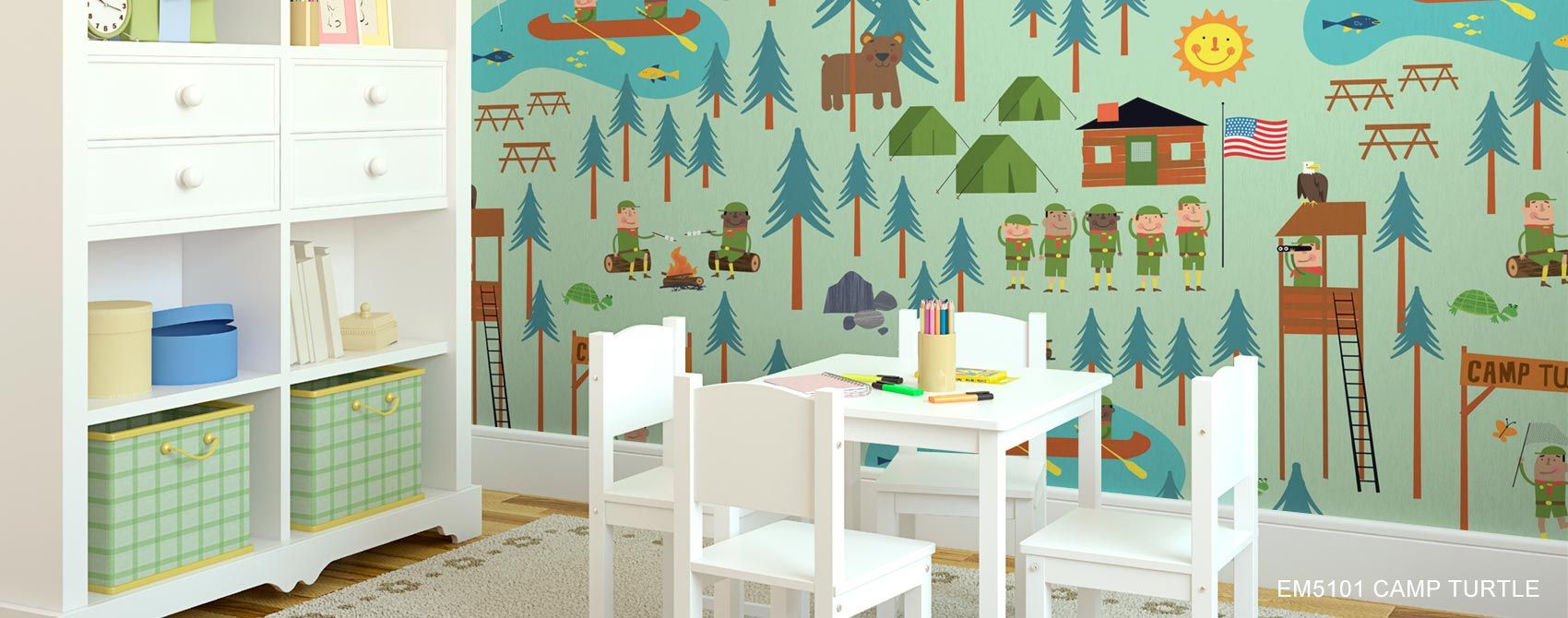 kids room wallpaper,room,turquoise,interior design,wallpaper,furniture