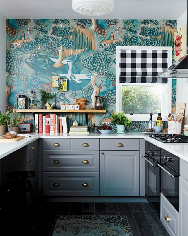 kitchen wallpaper ideas,countertop,kitchen,room,green,turquoise