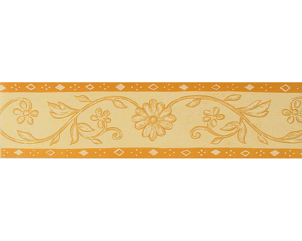 Only Borders 8 Wallpaper Border Floral 5241 33 Yellow Paisley