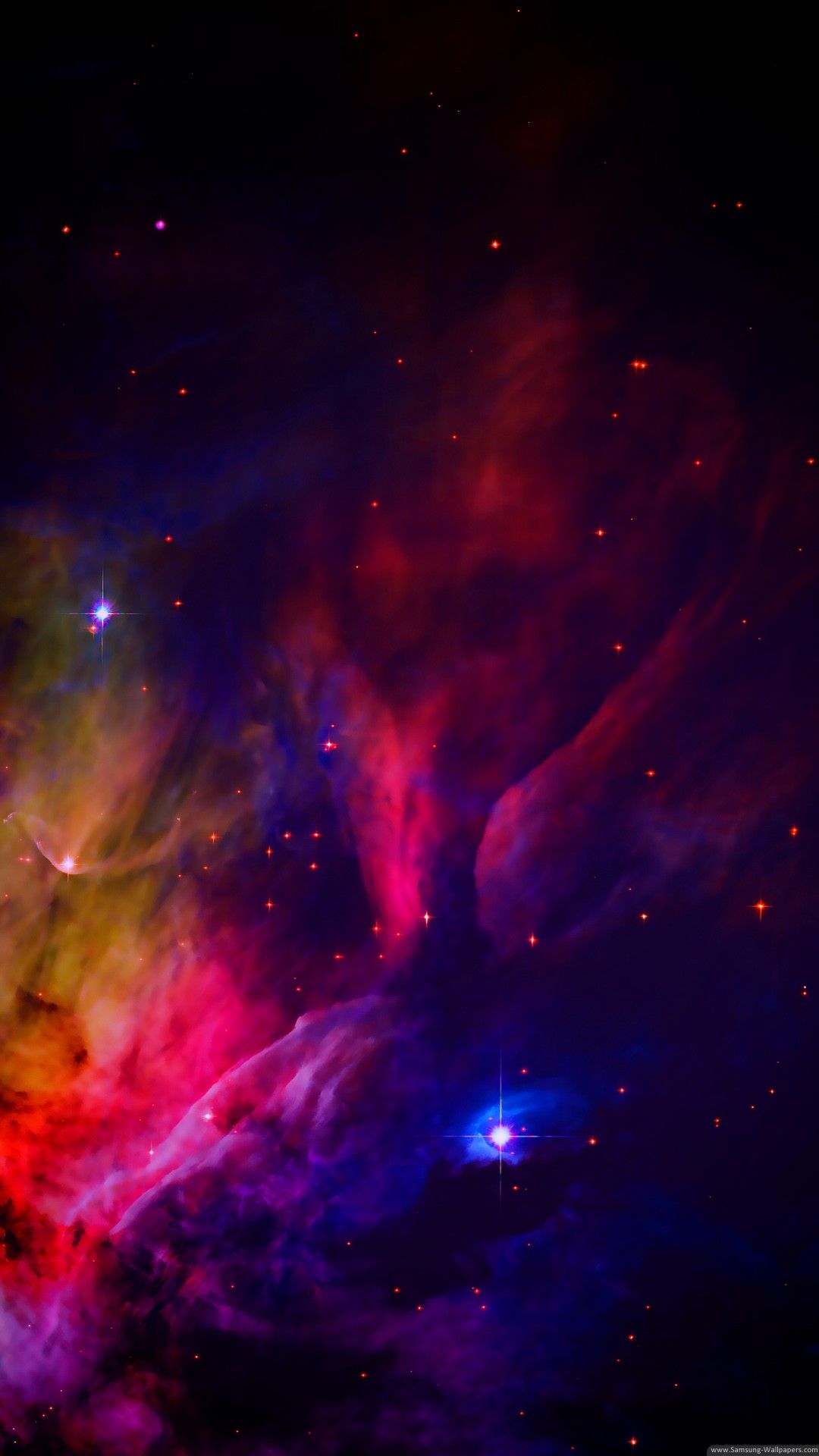 galaxie wallpaper,himmel,nebel,atmosphäre,licht,lila