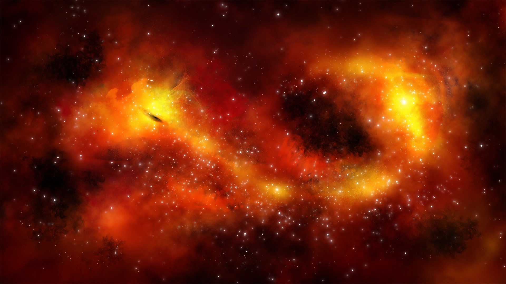 fondo de pantalla galaxia,naturaleza,nebulosa,naranja,cielo,espacio exterior