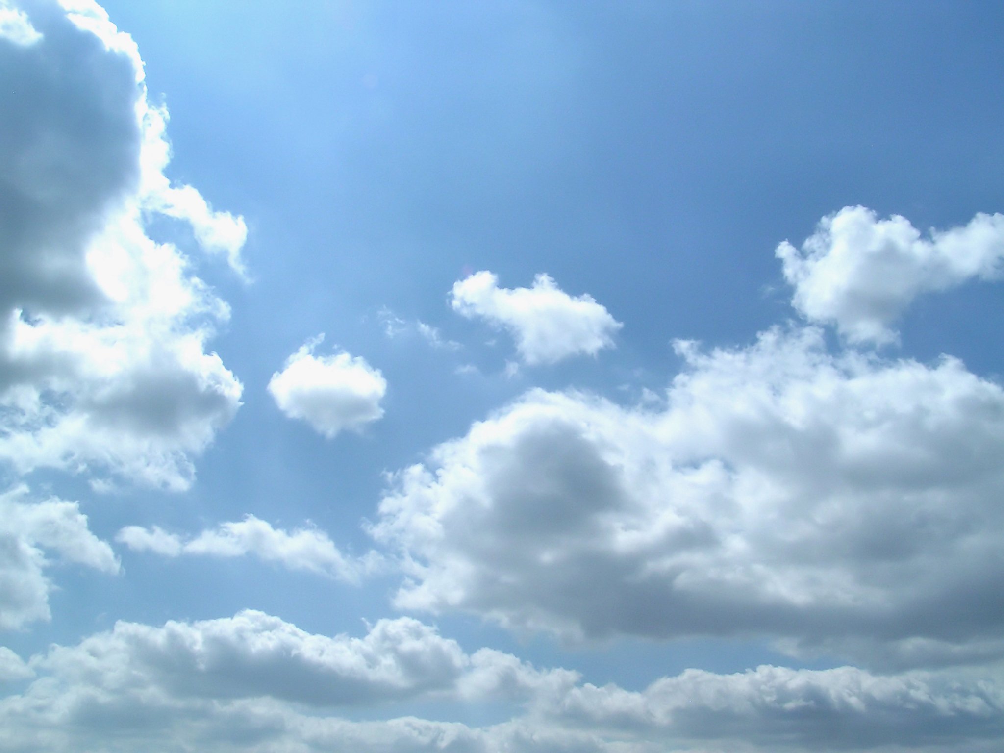 シエロの壁紙,空,雲,昼間,積雲,青い