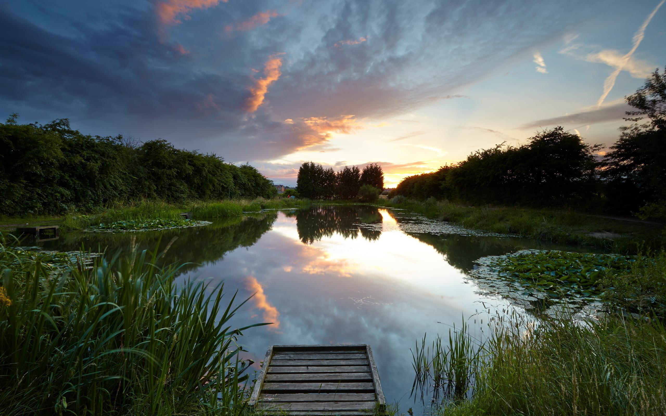 small wallpaper,natural landscape,nature,sky,reflection,water