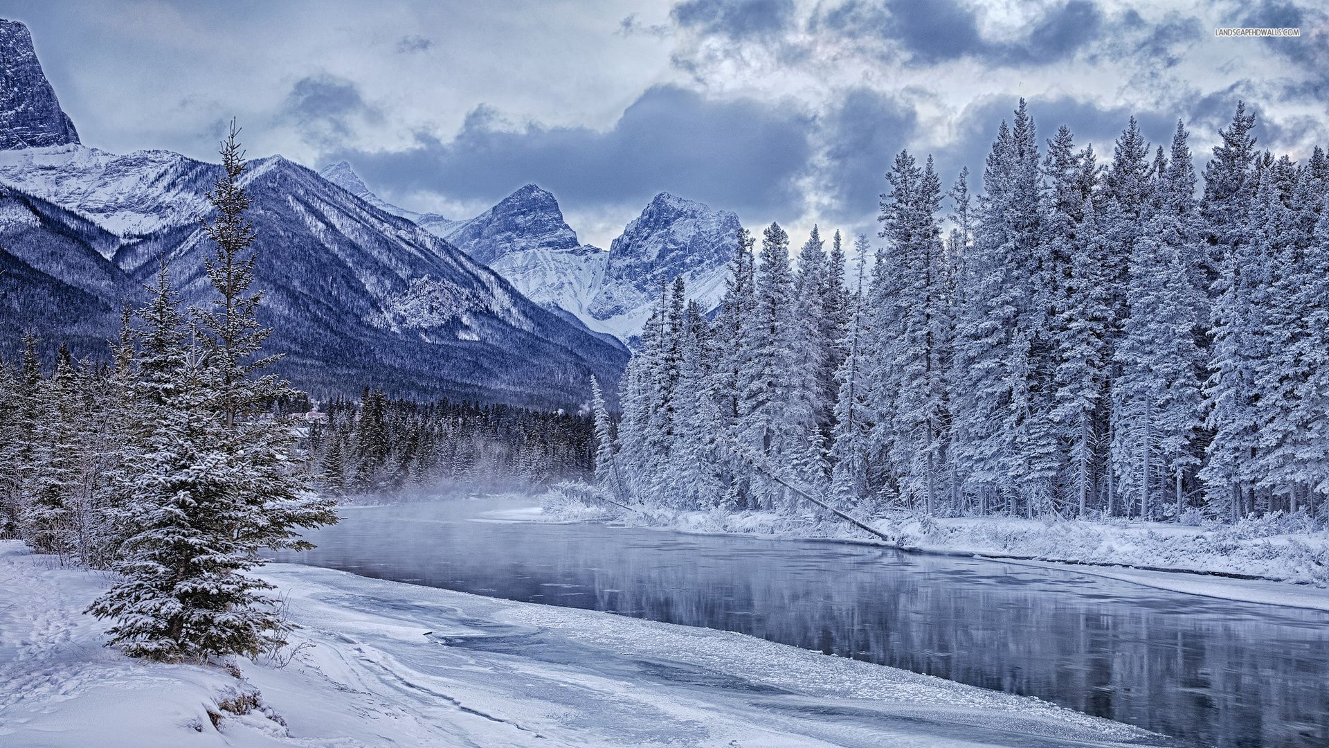 wallpaper invernale hd,neve,inverno,paesaggio naturale,natura,montagna