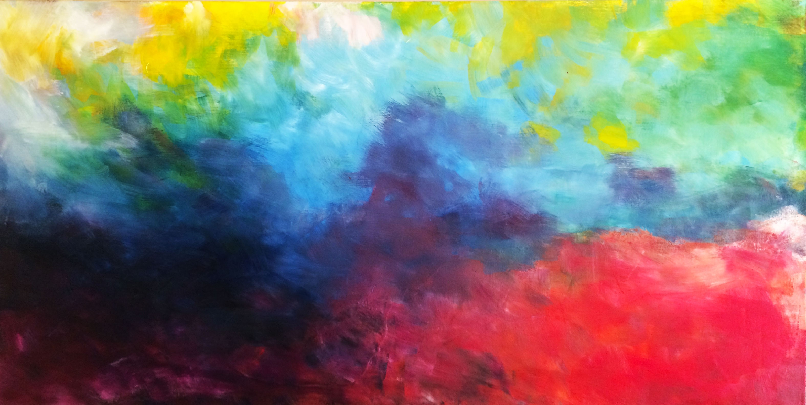 farbe volle tapete,aquarellfarbe,gemälde,blau,himmel,moderne kunst