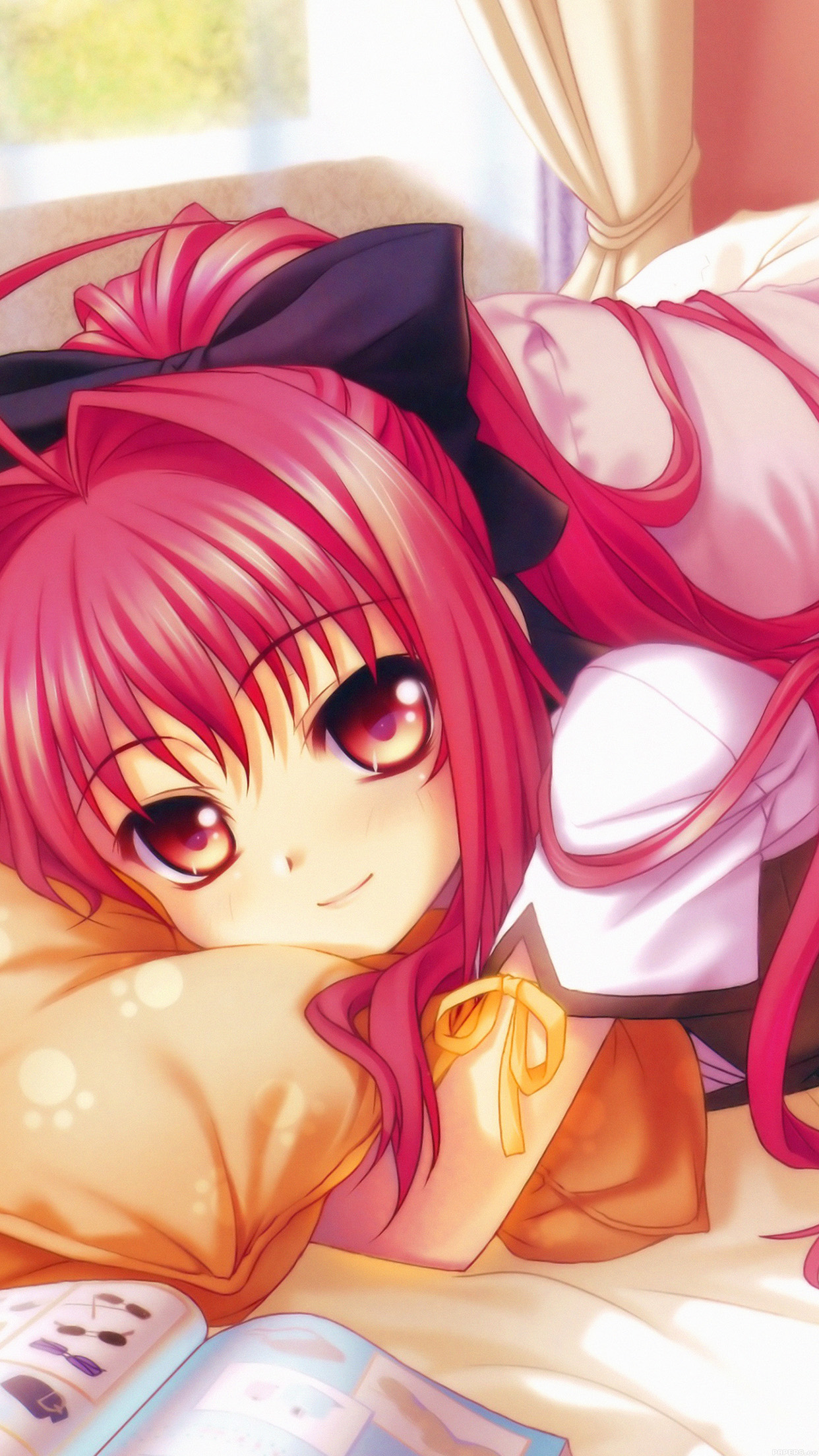 sfondi amore hd per android,cartone animato,anime,cg artwork,rosa,capelli castani