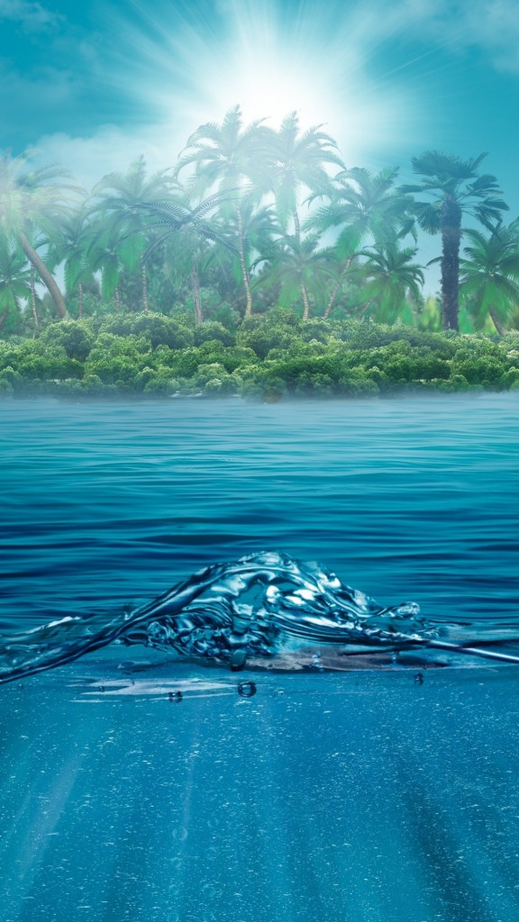 carta da parati 3d android,natura,acqua,oceano,mare,risorse idriche