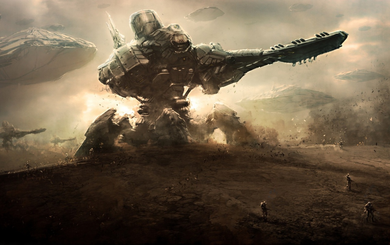 science fiction wallpaper,action adventure game,pc game,mecha,strategy video game,explosion