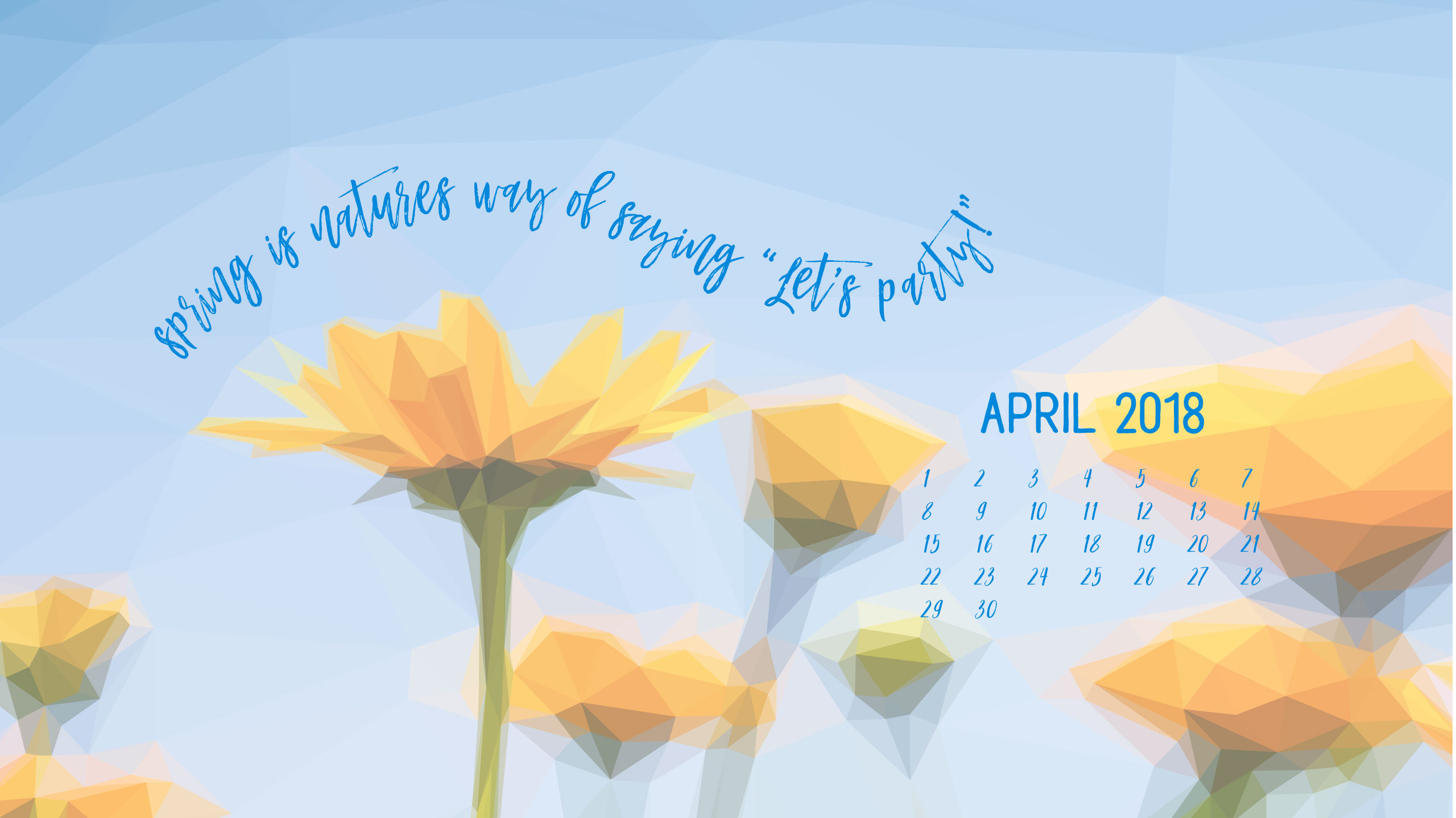 april wallpaper,yellow,text,sky,font,flower