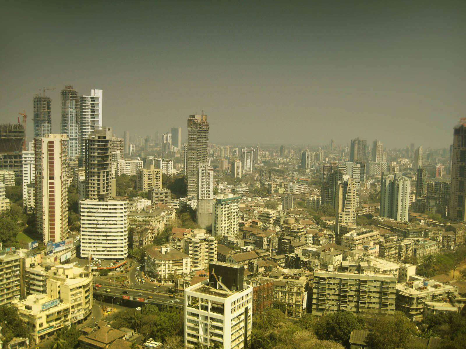 뭄바이 벽지,도시 풍경,시티,수도권,도시 지역,지평선
