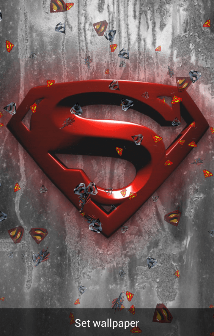 superman live wallpaper,rojo,fuente,estadio,gráficos,personaje de ficción